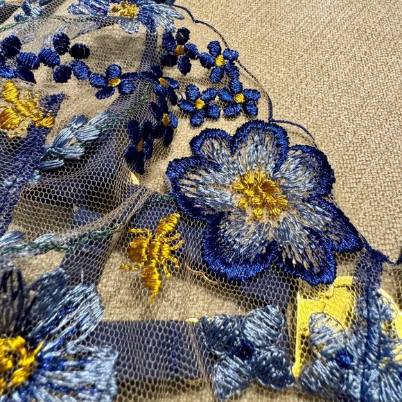 Posie Lingerie Hydrangea Bralette, Size L-XL - Picture 8 of 11